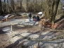 Construction du cabanon au Martinet
